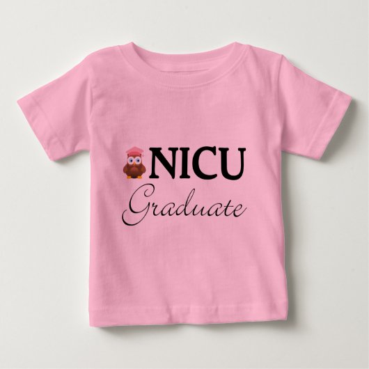 NICU Graduate Baby Girl Tshirt (Vorderseite)