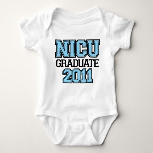 NICU Graduate Boy 2011 Baby Strampler (Vorderseite)