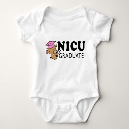 NICU Graduate Girl Baby Strampler (Vorderseite)