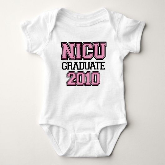 NICU Graduate Girl Baby Strampler (Vorderseite)