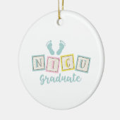 NICU Graduate Keramik Ornament (Links)