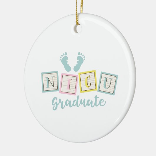 NICU Graduate Keramik Ornament (Links)