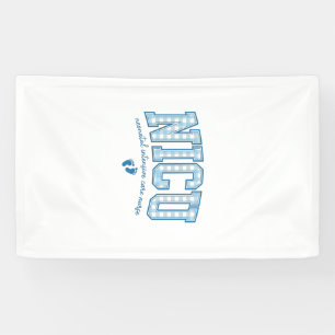 NICU-Krankenpfleger-Babifüße-Karree-Buchstaben-Sch Banner