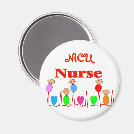 NICU Krankenschwester - Adorable Baby Graphics Magnet (Vorderseite/Rückseite)