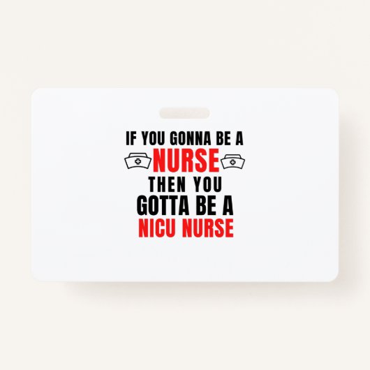 NICU-Krankenschwester Ausweis (Vorderseite)