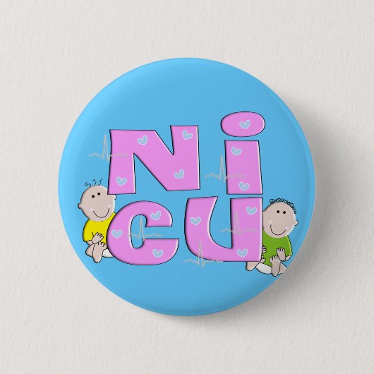 NICU Krankenschwester-Geschenke Button (Vorderseite)