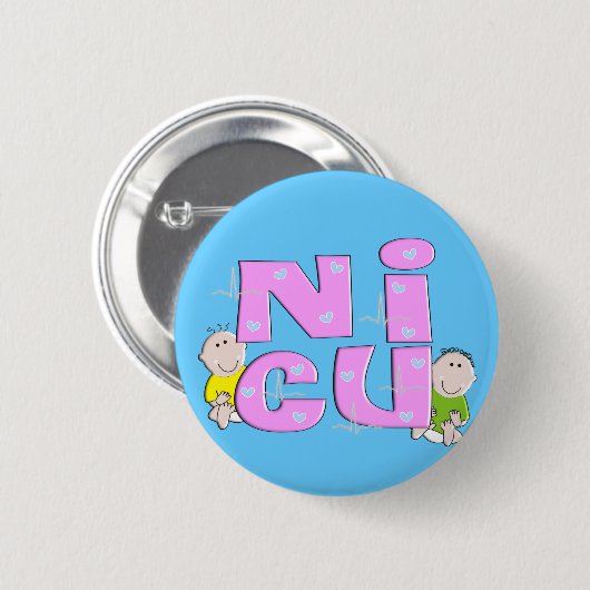 NICU Krankenschwester-Geschenke Button (Vorne & Hinten)