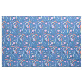 NICU Krankenschwester-Gewebe-Blau Stoff (Fat Quarter (45,7 x 55,9 cm))