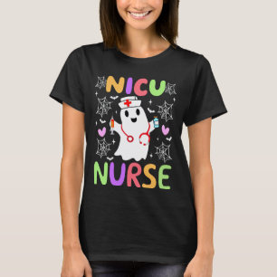 NICU-Krankenschwester Gruseliger Geist Lustiges Ha T-Shirt