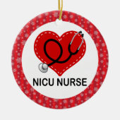 NICU Krankenschwester-Job-Geschenk-Verzierung Keramik Ornament (Vorne)