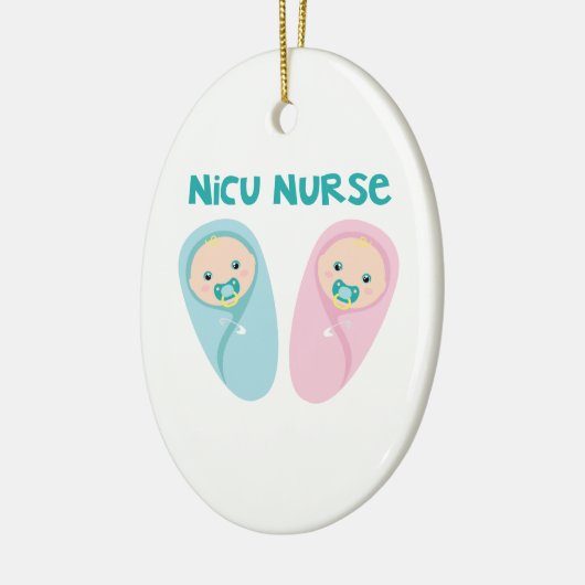NICU Krankenschwester Keramikornament (Links)