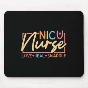 Nicu-Krankenschwester Liebe Heilen Wickeln Neonato Mousepad
