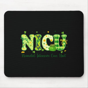 Nicu-Krankenschwester St. Patricks Day neonatologi Mousepad
