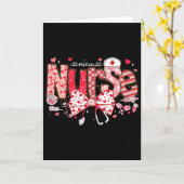 Nicu Krankenschwester Stethoskop Kokette Schleife  Karte (Gelbe Blume)