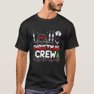 NICU-Krankenschwester Weihnachts-Crew Krankenschwe T-Shirt