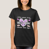 Nicu Mom Of Nicu Warrior Heart Micro Preemie Baby T-Shirt (Vorderseite)