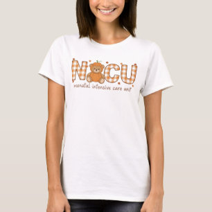 NICU Neonatal Intensive Care Nurse Bear Pumpkin un T-Shirt
