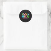 NICU Nurse Animal Nurse Apprecision Nicu Nurse Di Runder Aufkleber (Tasche)
