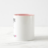 NICU Nurse Apprecision Geschenk Personalisiert Zweifarbige Tasse (Mittel)