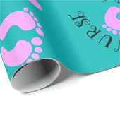 NICU Nurse Art Geschenkpapier (Rolleneckpunkt)