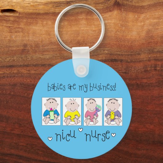 NICU NURSE Babies Babies Schlüsselanhänger (Vorderseite)