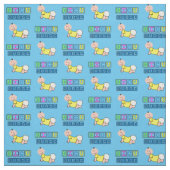 NICU Nurse Baby Blue Stoff (Muster)