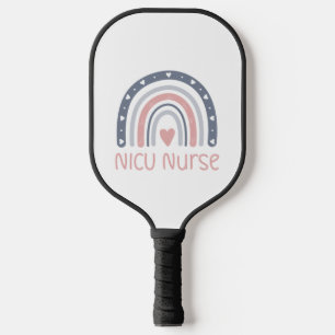 NICU Nurse Boho Rainbow NICU Nurse Gifts NICU N Pickleball Schläger