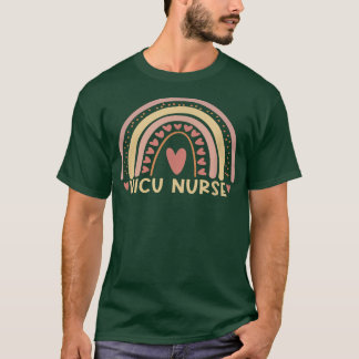 NICU Nurse Boho Rainbow Niedlich Nursing Student T-Shirt