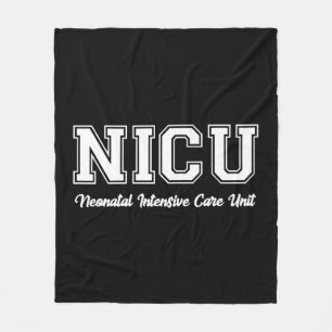 NICU Nurse Design Geschenk für Frauen Fleecedecke