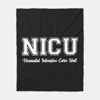 NICU Nurse Design Geschenk für Frauen Fleecedecke