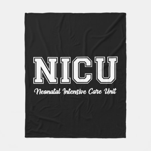 NICU Nurse Design Geschenk für Frauen Fleecedecke (Vorderseite)