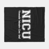 NICU Nurse Design Geschenk für Frauen Fleecedecke (Vorderseite (Horizontal))