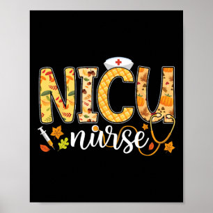 Nicu Nurse Fall Yall Autumn Pumpkin Erntedank S Poster