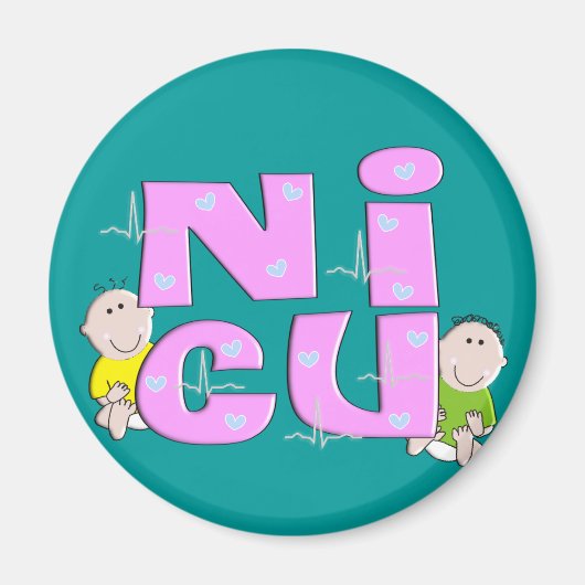 NICU Nurse Geschenke Magnet (Vorne)