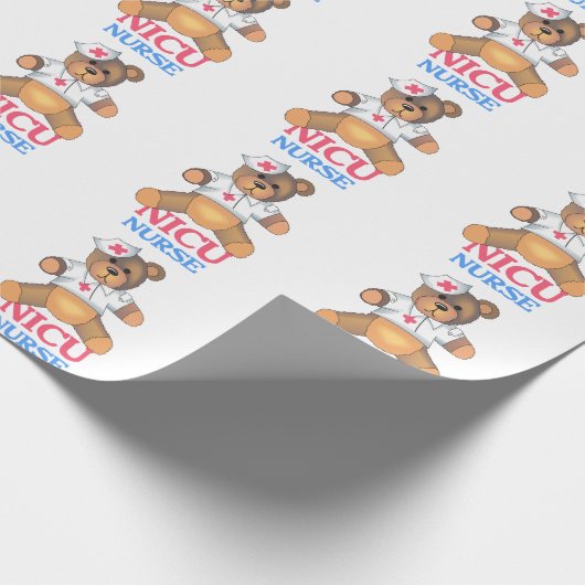 NICU Nurse Geschenkpapier (Ecke)