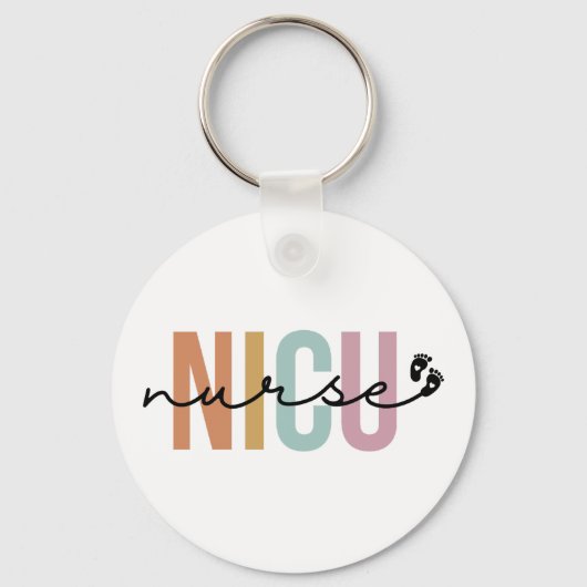 NICU Nurse Gift Neonatal Intensive Care Unit Nurse Schlüsselanhänger (Vorderseite)