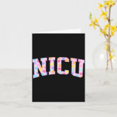 Nicu Nurse Heart Valentines Day Neonatal Intensive Karte (Gelbe Blume)