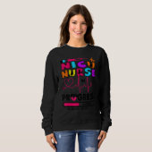 Nicu Nurse in Progress Future Nurse Nursing Stude Sweatshirt (Vorne ganz)