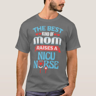 Nicu Nurse Mütter Tag Die beste Mama hebt T-Shirt