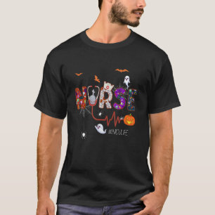 Nicu Nurse Neonatal Icu Pflege Beängstigend Hallow T-Shirt