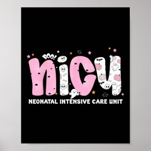 Nicu Nurse Neonatal Intensivstation Funny Hall Poster
