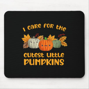 NICU Nurse Neonatal Niedliche Kleine Pumpkins Fall Mousepad