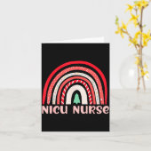 Nicu Nurse Neonatal Tiny Crew Christmas Holiday Nu Karte (Gelbe Blume)