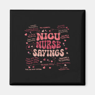 Nicu Nurse Neonatale Intensivstation Sprichwort Nu Magnet