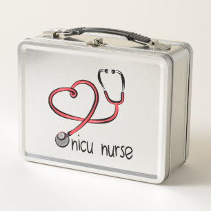 NICU Nurse - NICU Nurse Shirt - NICU Nurse Gift - Metall Brotdose