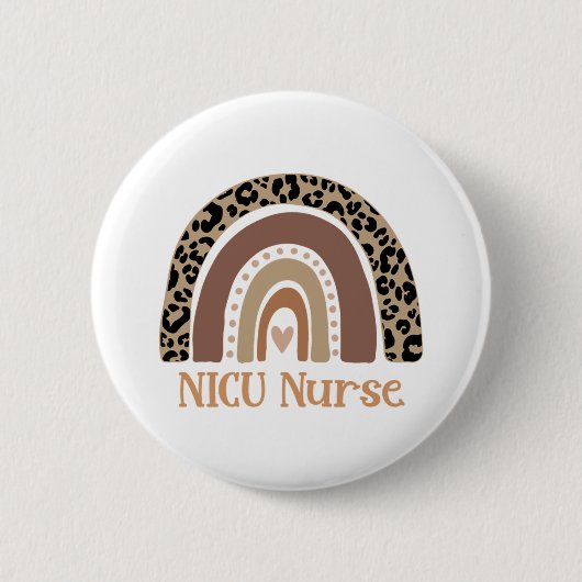 NICU Nurse - Niedliche neonatale Krankenschwester Button (Vorderseite)