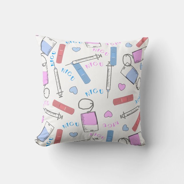 NICU Nurse Pillow Kissen (Vorderseite)