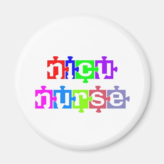 NICU NURSE PUZZLE PIECE MAGNET (Vorne)