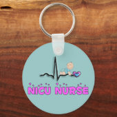 NICU Nurse QRS Design Schlüsselanhänger (Vorderseite)