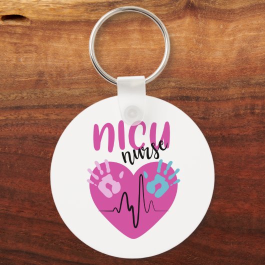 NICU Nurse Schlüsselanhänger (Vorderseite)